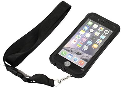 Water-resistant Case for iPhone 6s Plus/6 Plus, IP68 Waterproof Dustproof Rugged Shockproof Cell Phone Case - Black