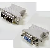 ディスプレイ　変換コネクタ (DVI-I オス - D-Sub 15ピン メス)　Donyaダイレクト DNC-PC0-DVIM-VGAF