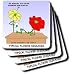   - Flower Disease -Rosacea- - Set Of 8 Coasters - Soft