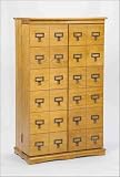 Library Style Multimedia Cabinet - Oak