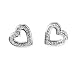 Charming Open Heart Earring .925 Earring (8mm)