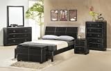 4 PC Nitestar Leather Platform Bedroom Furniture Set by True Contemporary 41Hyy6mXzjL. SL160 4 PC Nitestar Leather Platform Bedroom Furniture Set by True Contemporary