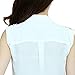 FACE N FACE Women's Chiffon Solid Color Summer Loose Shirts Blouses