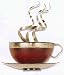 Steaming Coffee Mug Wall Sculpture