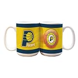 NBA Indiana Pacers 2 Pack 15oz White SportsBall Mug