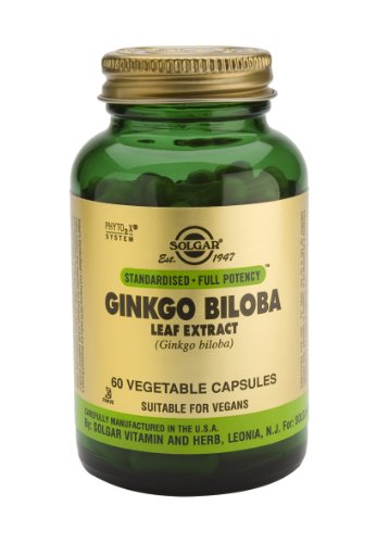 Solgar Ginkgo Biloba 60 Gélules Végétales