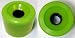 Blank 71mm NEON GREEN Longboard Wheels (Set of 4)