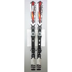 Used Salomon X-Wing Fury Jr. 08-09 Kid's Snow Skis with Binding A by 