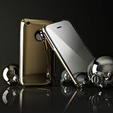 Apple iPhone 3G Metal Slim Fit Case & Mirror Screen Protection - Gold