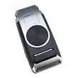 HK RSCW-2037 Portable Black With Silver Turncap Travel Rechargeable Electric Men Razor Shaver