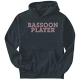 Sweatshirt Black  Bassoon Player  / Simple - Classic Instruments