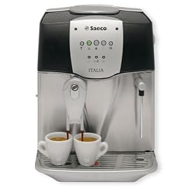 Factory-Reconditioned Saeco 178435 Italia Home Espresso Cappuccino Machine, Silver by Saeco
