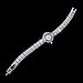 Sterling Silver Rhinestone Cyrstal Women Watch