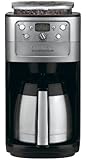 Cuisinart DGB-900BC Grind & Brew Thermal 12-Cup Automatic Coffeemaker, Brushed Stainless/Black