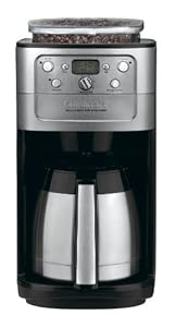 Cuisinart DGB-900BC Grind & Brew Thermal 12-Cup Automatic Coffeemaker, Brushed Stainless/Black