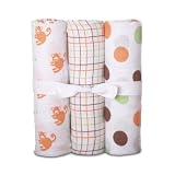 Luna Lullaby Soothing Swaddle Blanket - Monkey... by Luna Lullaby