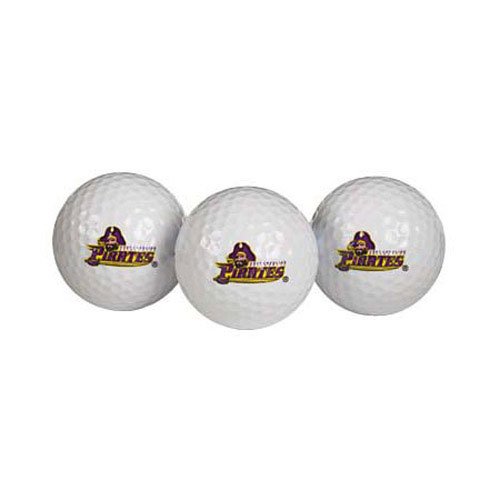 East Carolina Pirates Ncaa Golf Ball 3-pack