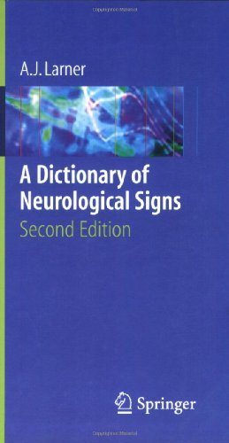 A Dictionary of Neurological Signs
