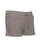 Gray French Terry Shorts with Drawstring and Side Pockets