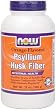 NOW Foods Orange Psyllium Husk Fiber, 12-Ounce Bottle (Pack of 4)