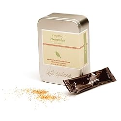 Tsp Spices Ground Organic Coriander, 12 One-teaspoon Packets, .8-Ounce Tins (Pack of 3)