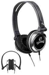 GCI TECHNOLOGIES DJX03 Professional DJ Stereo Headphones with Folding Cup