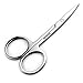 Professional Cuticle Scissors - FEITA Eyebrow Shaping Scissors Stainless Steel Cuticle Scissors for Nail, Eyebrows, Eyelash, Nose hair, Ear hair, Dry Skin (1 Pc)