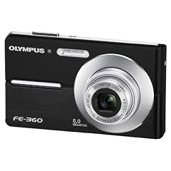 Olympus FE-360 Digitalkamera (8 Megapixel, 3-fach opt. Zoom, 2,5" Display, Bildstabilisator) schwarz