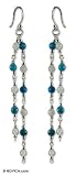 Turquoise earrings, &acute; Blue Rain &acute; 3 &acute; L - B00012NOX2