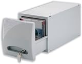 Compucessory MultiMedia Drawer Stackable Capacity 20 Cased Cds or 3.5 inch Diskettes Ref CCS12501