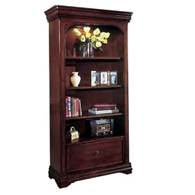 Chocolate Patina File Bookcase Chocolate Patina Finish by DMI Furniture