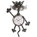 Sleepy Cat Clock Yardbirds by Richard Kolb