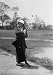 1916 photo MANN, MRS. PLAYING GOLF