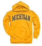 Michigan Wolverines Gold Arch Hooded Sweatshirt