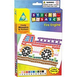 FIRE ENGINE STICKY MOSAICS by The Orb Factory [Toy]