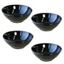 BIA Cordon Bleu Malibu Coupe Soup/Cereal Bowls, Set of 4, Black