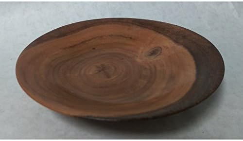 Handmade wooden decorative plate