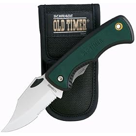 Schrade 47OT Old Timer Beast Lockblade Knife with Nylon Sheath