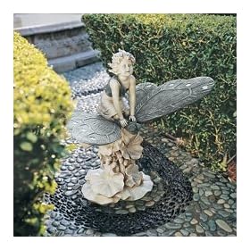 Bonnie and the butterfly statue home garden sculpture