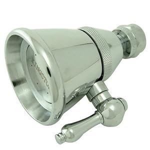 Adjustable Plastic Face Chrome Showerhead