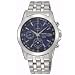Seiko Stainless Steel Blue Dial Chronograph Mens Watch SNDC07