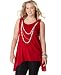 Fleur de Lis by Fleurish Plus Size Top, Sleeveless with Necklace