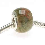 Gemstone Bead Fits Pandora Green Peach Unakite 13.5mm 41HzUYyJ%2B6L. SL160 Gemstone Bead Fits Pandora Green Peach Unakite 13.5mm