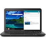 Toshiba Satellite C855D-S5303 Laptop Computer / 15.6-inch HD Display Screen / AMD Dual-Core E-300 1.3 GHz Processor / 2GB DDR3 RAM Memory / 320GB Hard Drive / Double-layer DVD&plusmn;RW / 6-cell Battery / Webcam / Windows 8 / Satin Black