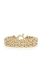 Momenti d'Argento Pulsera Bold Byzantine plata de ley 925 milésimas bañada en oro