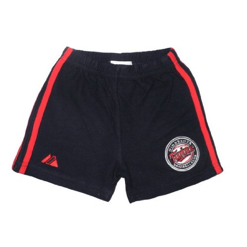 MLB Minnesota Twins Baby / Infant Comfortable Fit Cotton Shorts with Embroidered Logo - Blue (Size: 24)