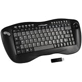 LC-Power Tastatur mit Trackball schnurlos