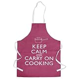 KEEP CALM AND CARRY ON COOKING Design Ladies Apron - Perfect Gift Idea For Those Ladies Who Love To Bake