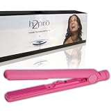 H2pro Professional Ceramic Tourmaline Styling Flat Iron, 1 Inch