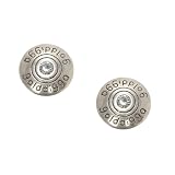 Golddigga Platinum Plated Ladies Diamante Stud Earrings